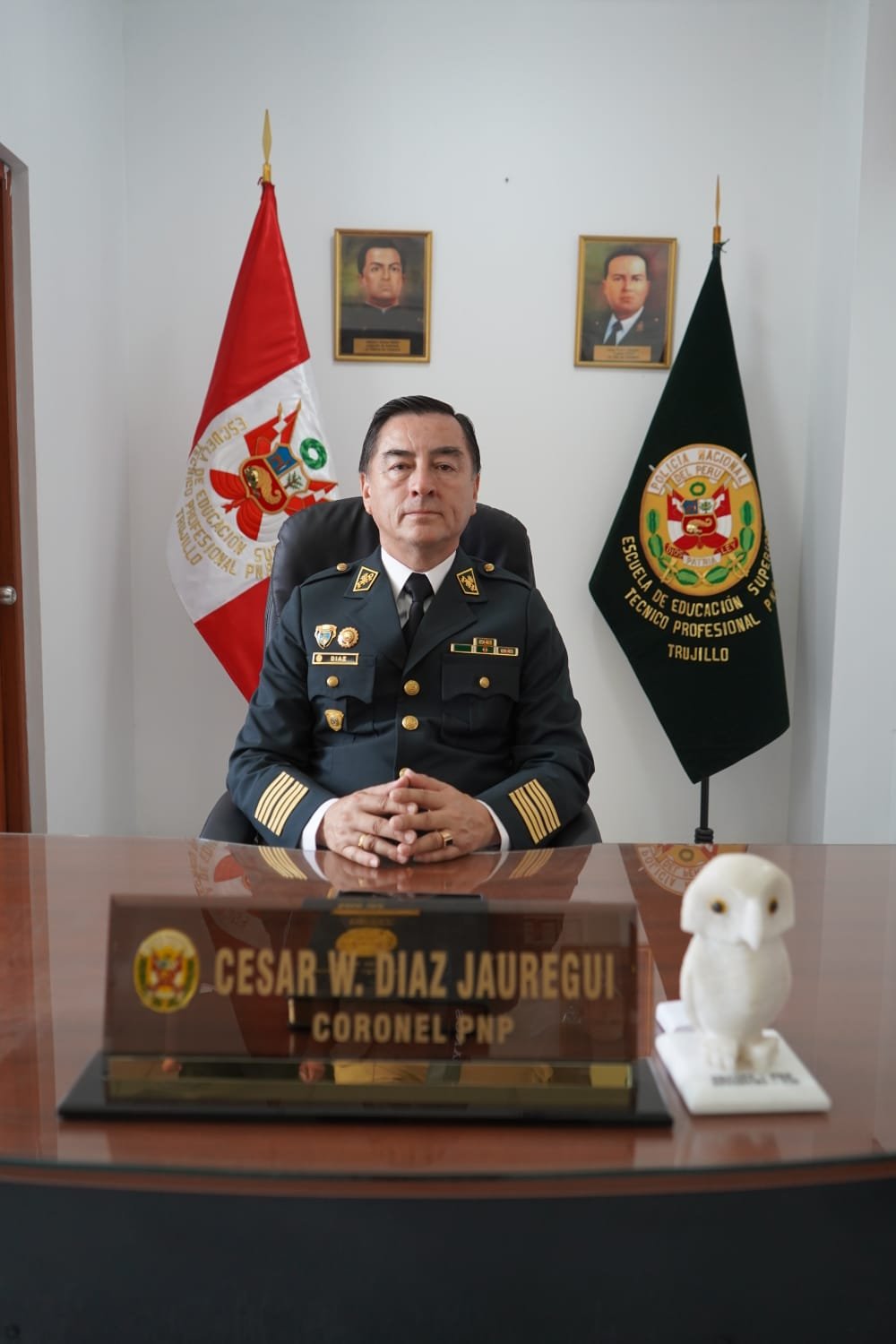 Coronel PNP Cesar W. Díaz Jáuregui — Director EESTP PNP Trujillo